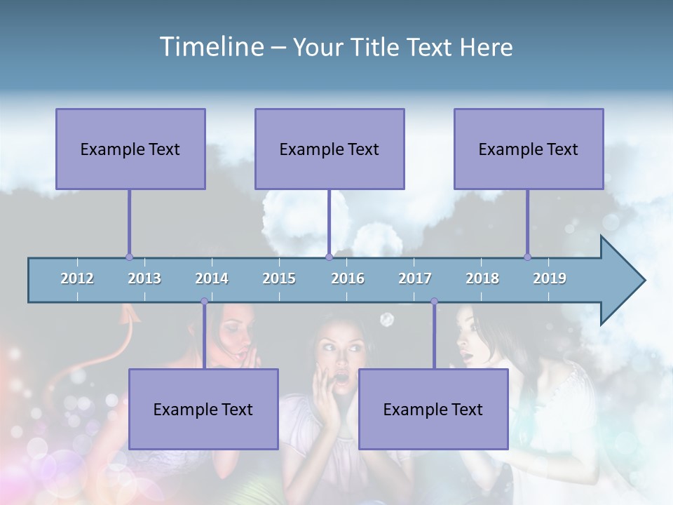 Balance Lucifer Evil PowerPoint Template