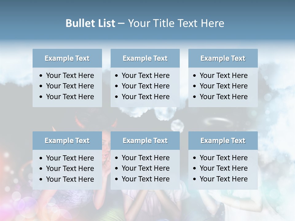 Balance Lucifer Evil PowerPoint Template