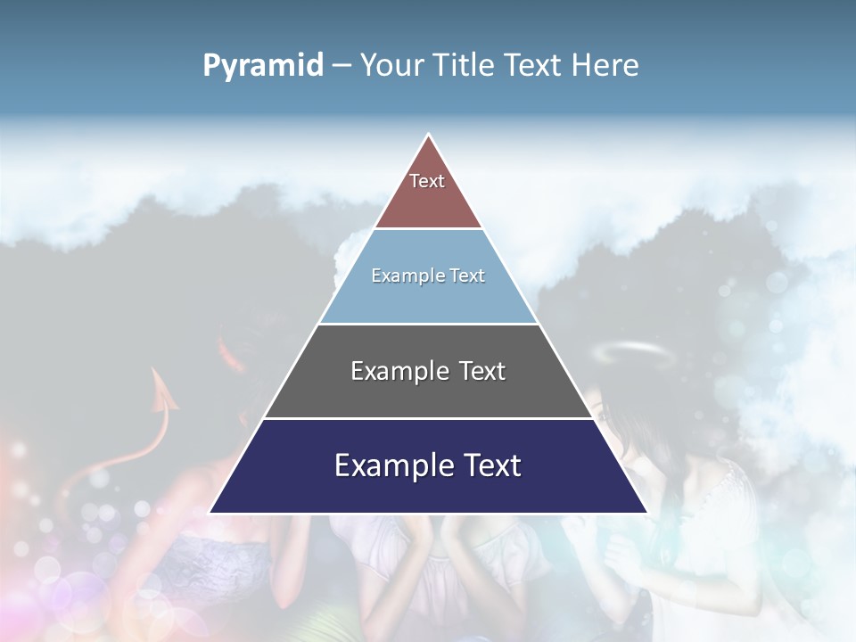 Balance Lucifer Evil PowerPoint Template