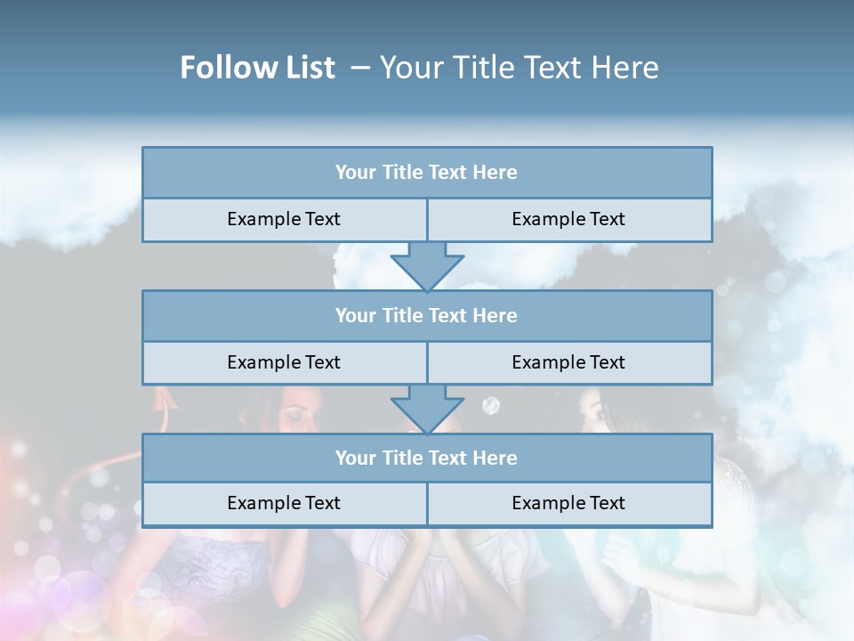 Balance Lucifer Evil PowerPoint Template