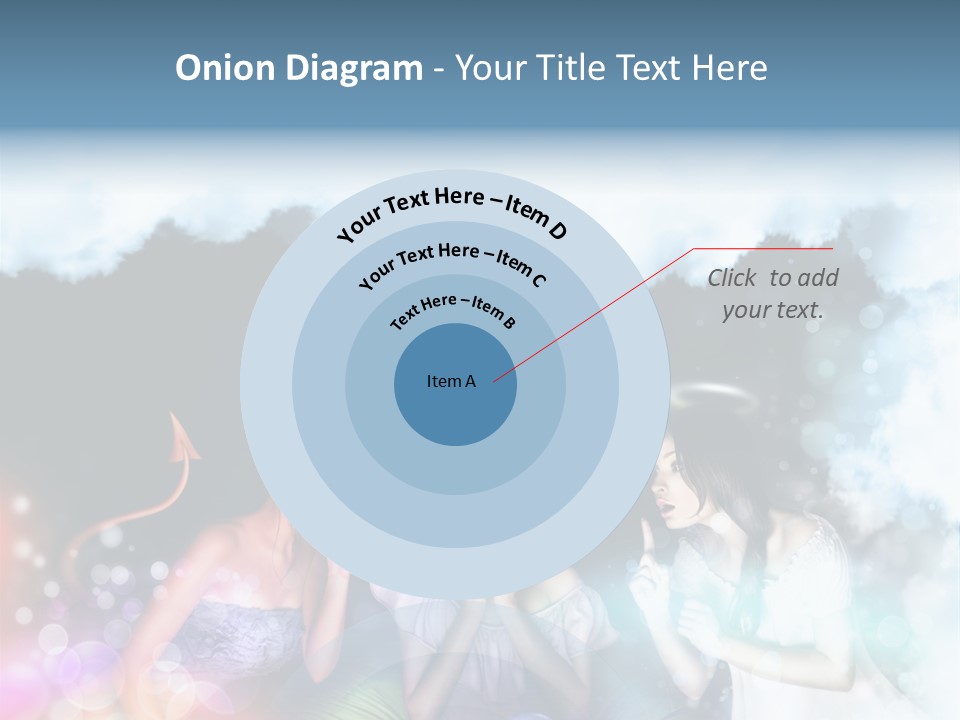 Balance Lucifer Evil PowerPoint Template