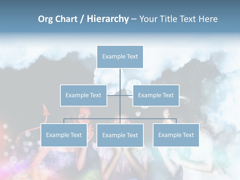 Balance Lucifer Evil PowerPoint Template