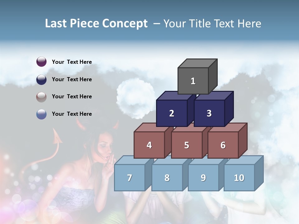 Balance Lucifer Evil PowerPoint Template