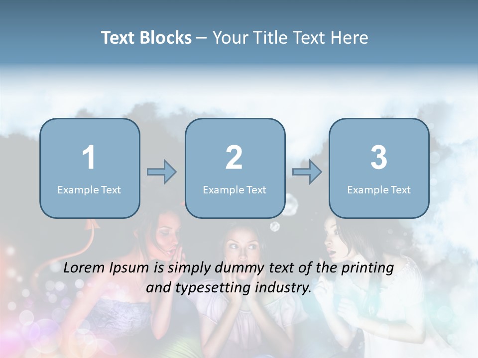 Balance Lucifer Evil PowerPoint Template