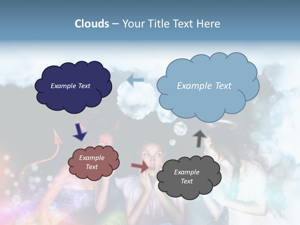 Balance Lucifer Evil PowerPoint Template