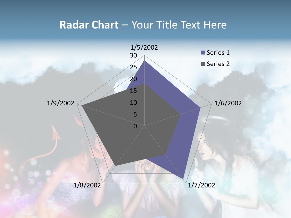 Balance Lucifer Evil PowerPoint Template