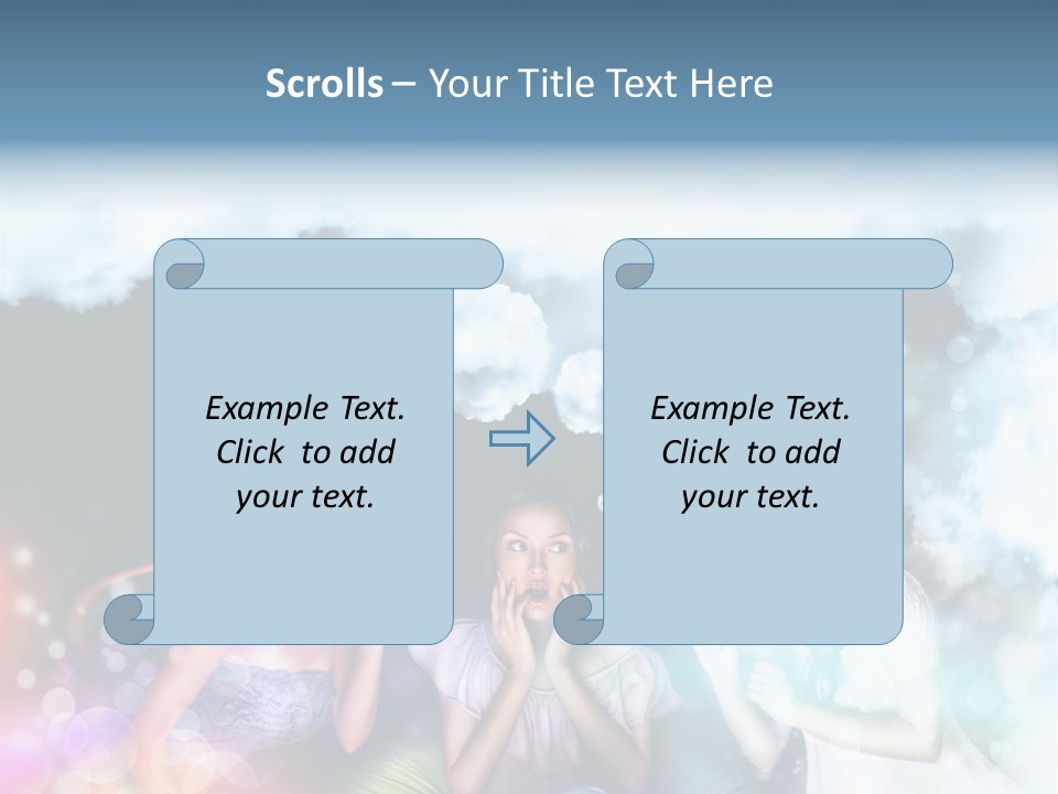 Balance Lucifer Evil PowerPoint Template