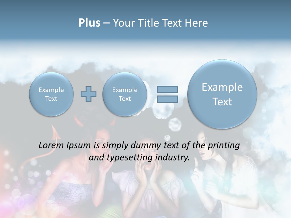 Balance Lucifer Evil PowerPoint Template