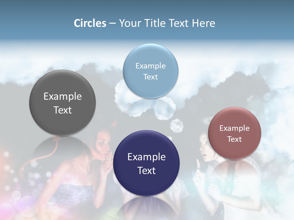 Balance Lucifer Evil PowerPoint Template