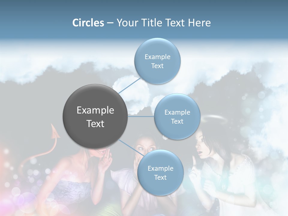 Balance Lucifer Evil PowerPoint Template