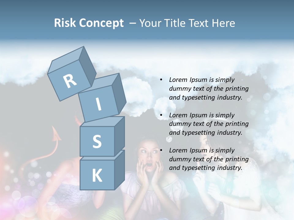 Balance Lucifer Evil PowerPoint Template