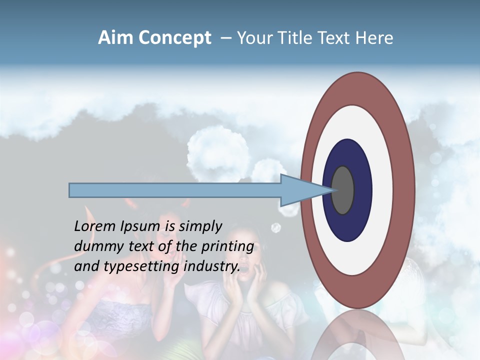 Balance Lucifer Evil PowerPoint Template