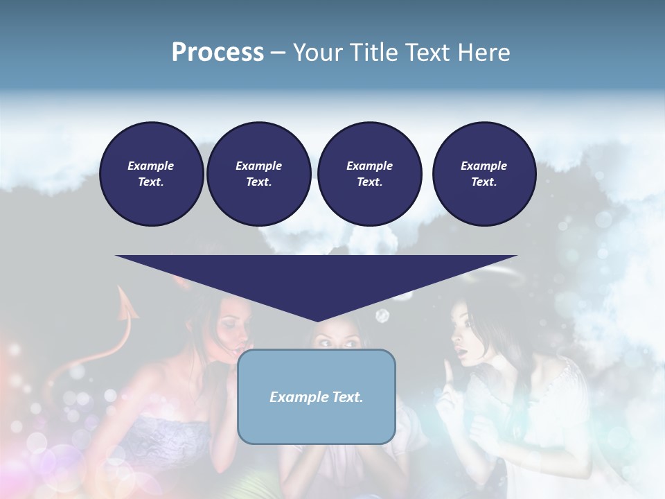 Balance Lucifer Evil PowerPoint Template