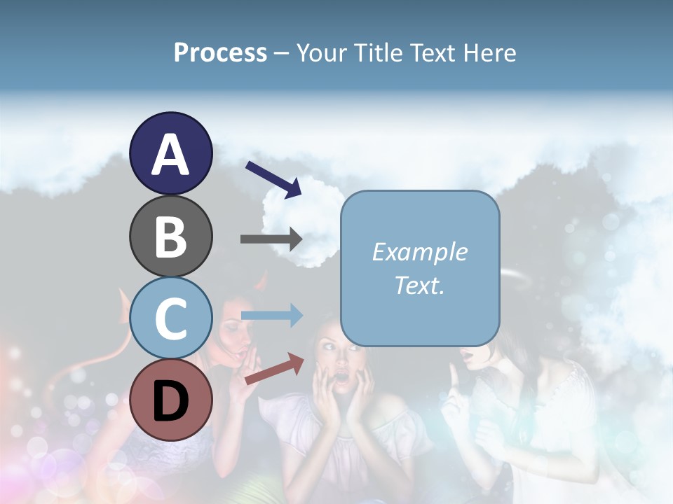 Balance Lucifer Evil PowerPoint Template