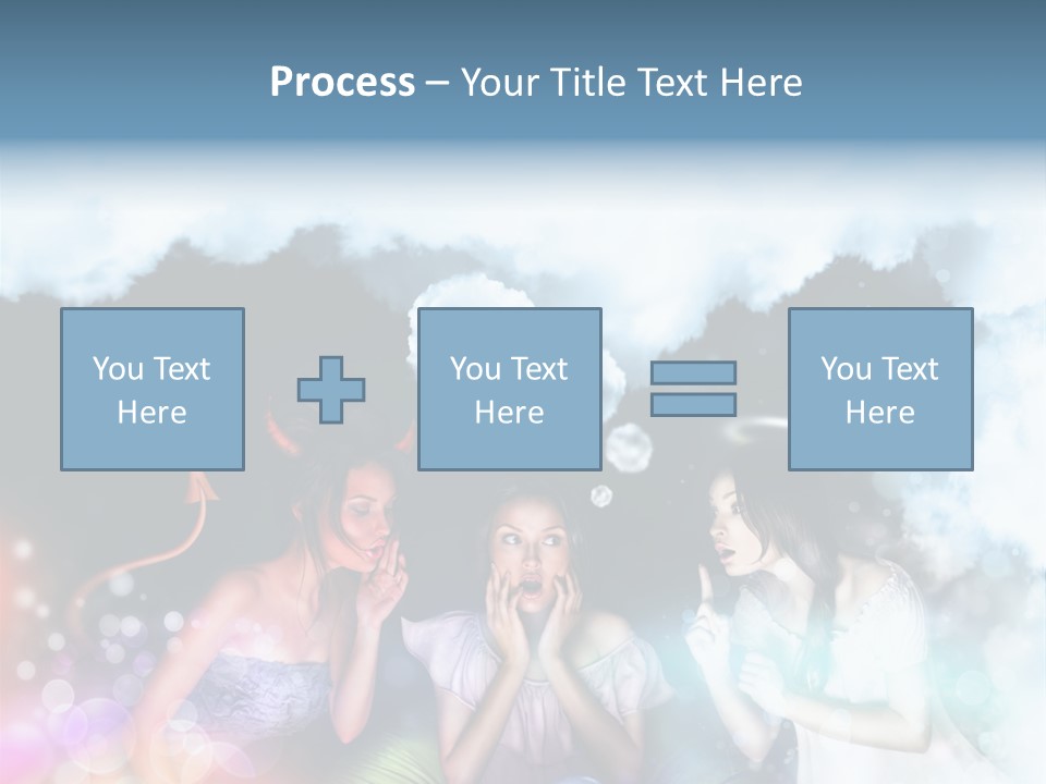 Balance Lucifer Evil PowerPoint Template