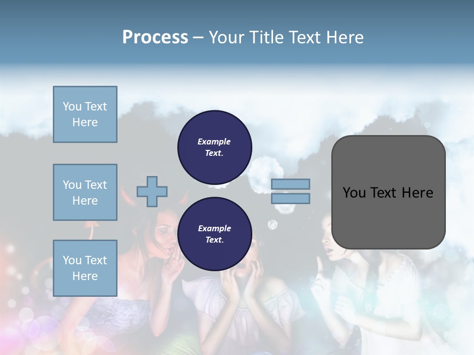 Balance Lucifer Evil PowerPoint Template