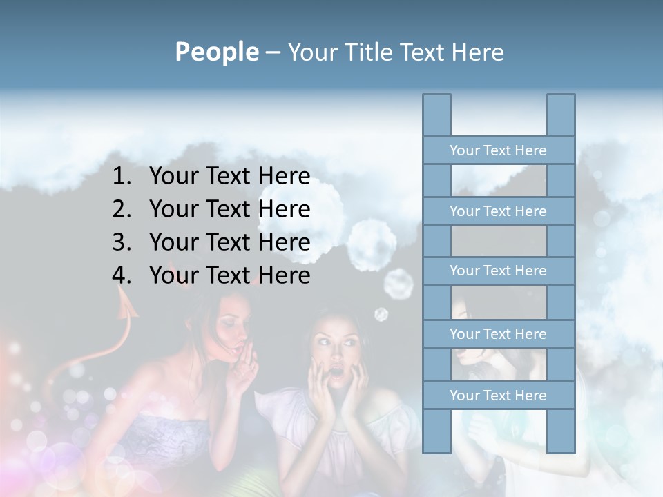 Balance Lucifer Evil PowerPoint Template