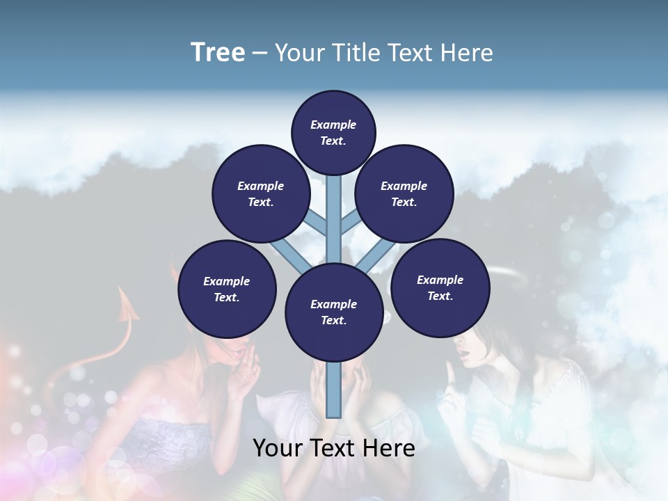 Balance Lucifer Evil PowerPoint Template