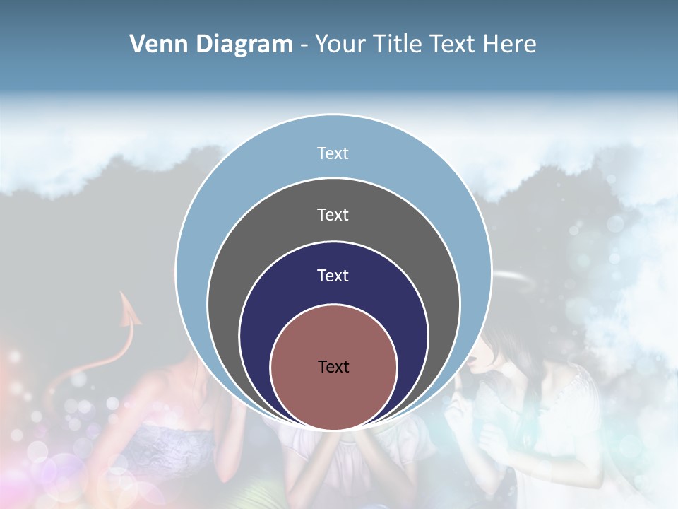 Balance Lucifer Evil PowerPoint Template