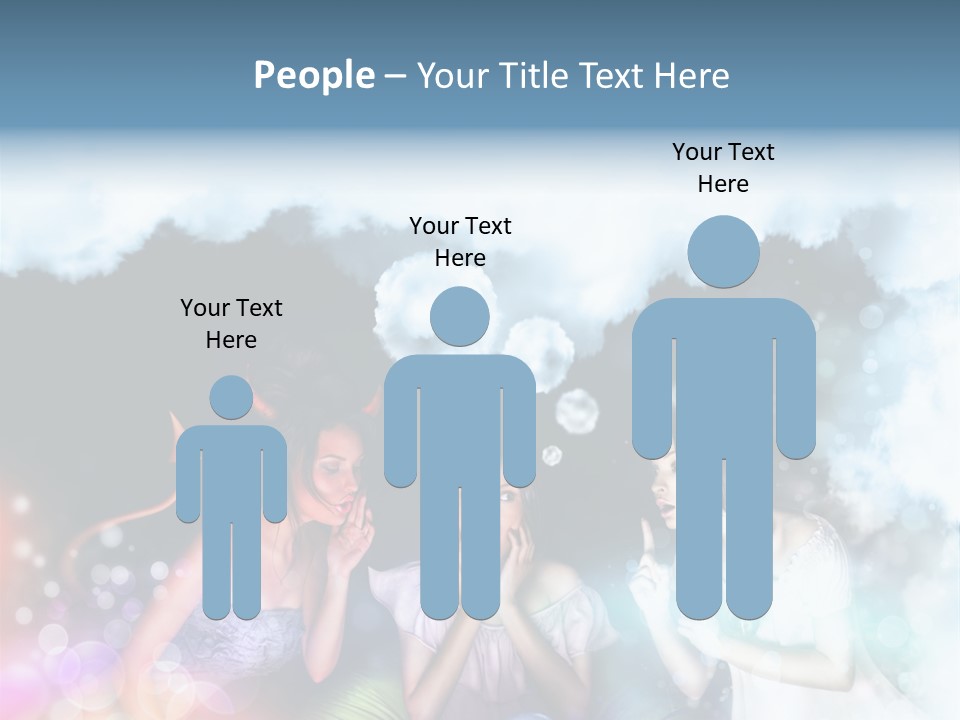 Balance Lucifer Evil PowerPoint Template