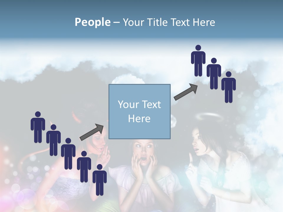 Balance Lucifer Evil PowerPoint Template