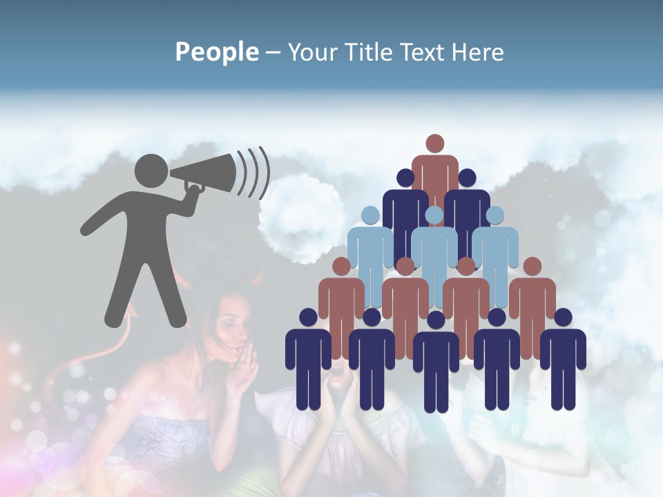 Balance Lucifer Evil PowerPoint Template