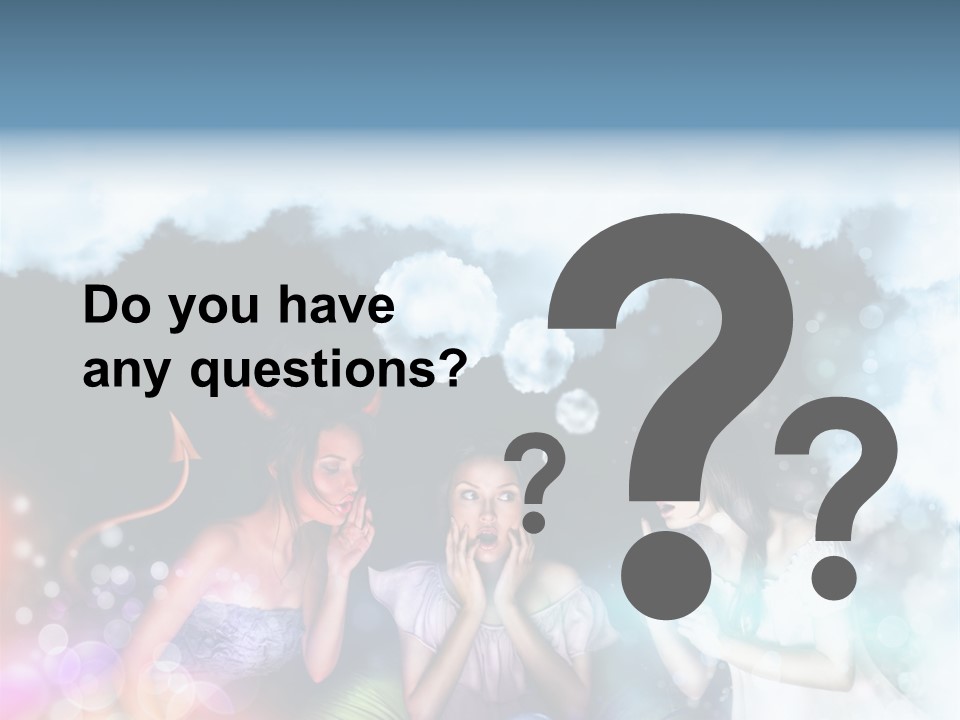 Balance Lucifer Evil PowerPoint Template