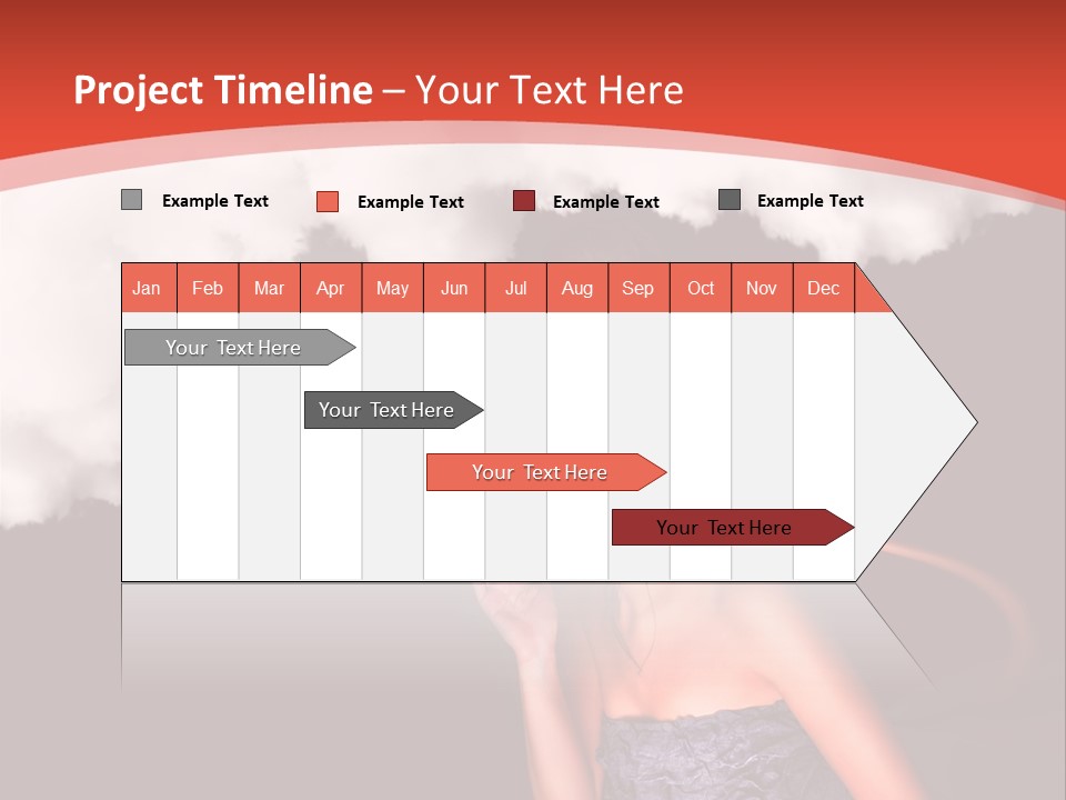 Girl Naughty Desire PowerPoint Template