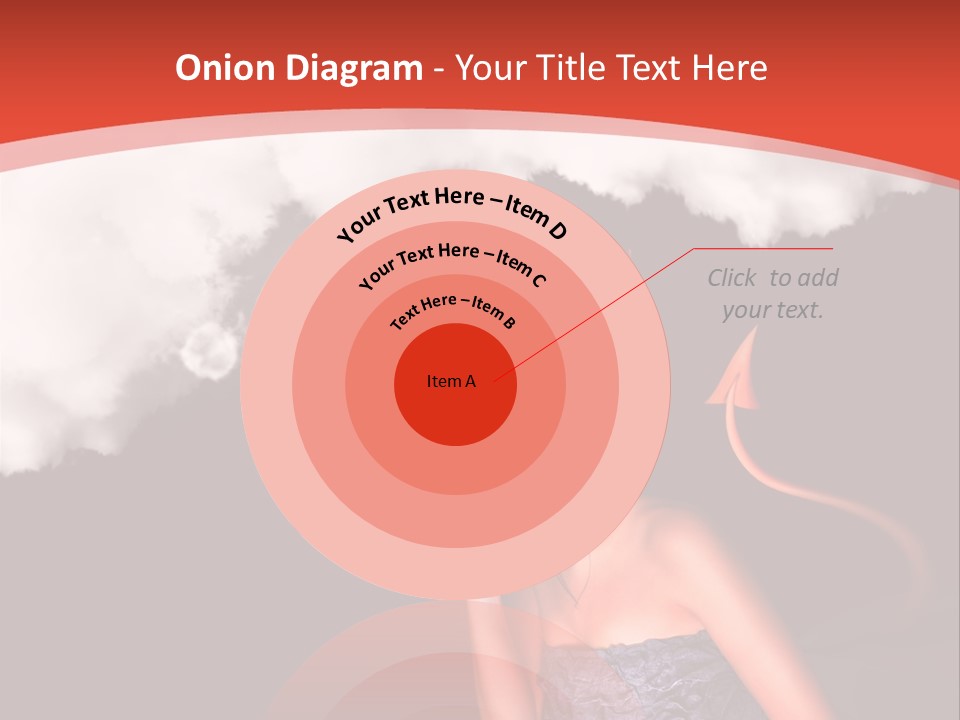 Girl Naughty Desire PowerPoint Template