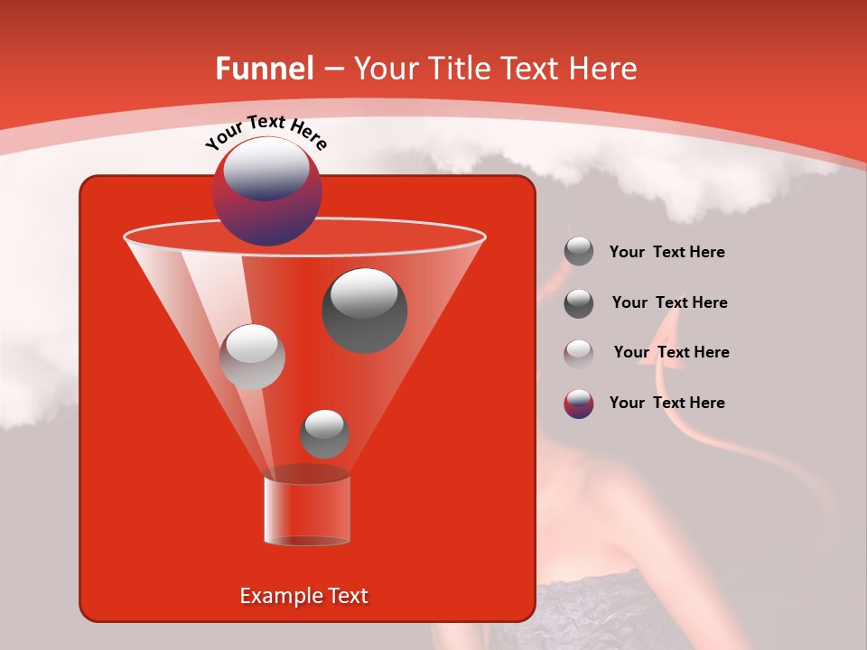 Girl Naughty Desire PowerPoint Template