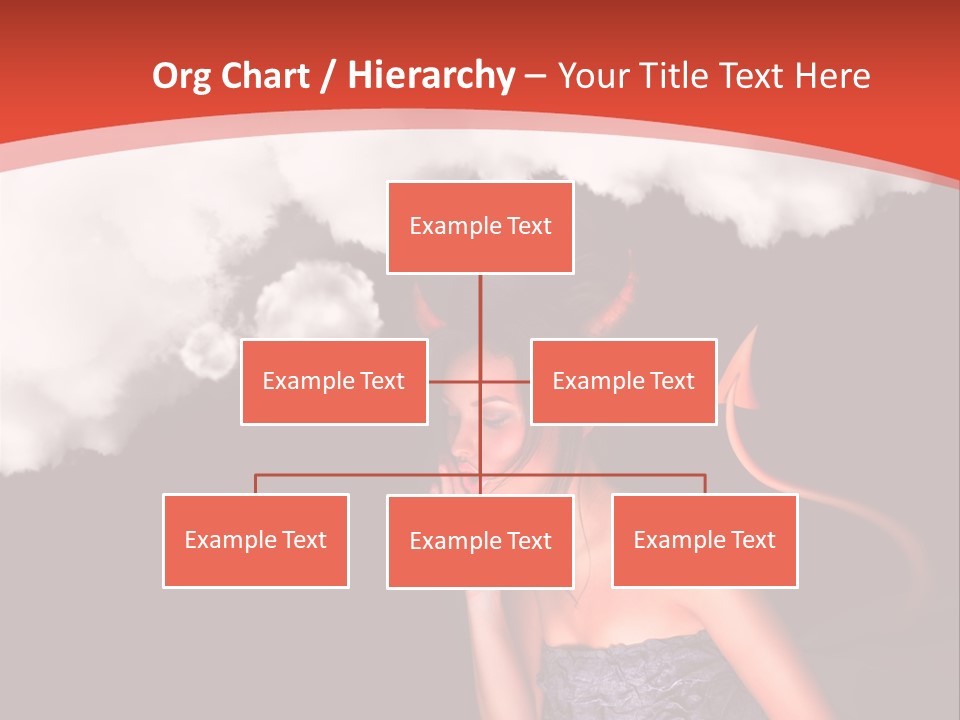 Girl Naughty Desire PowerPoint Template