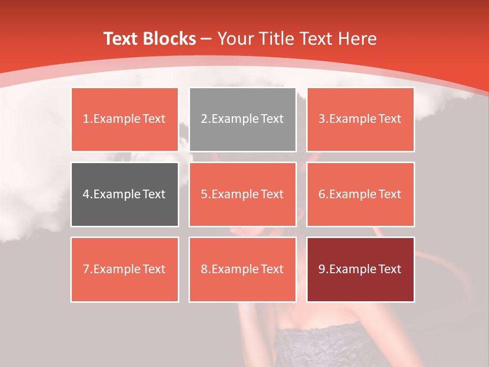 Girl Naughty Desire PowerPoint Template