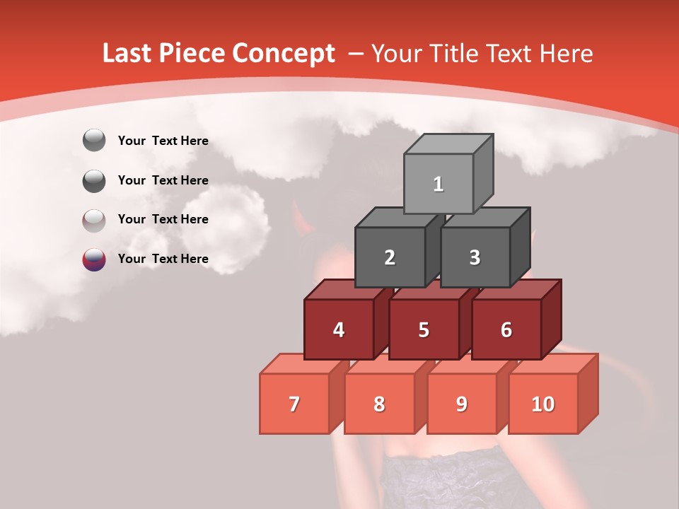 Girl Naughty Desire PowerPoint Template