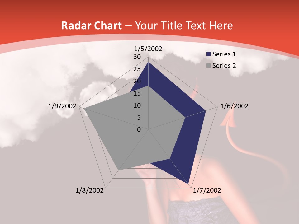 Girl Naughty Desire PowerPoint Template