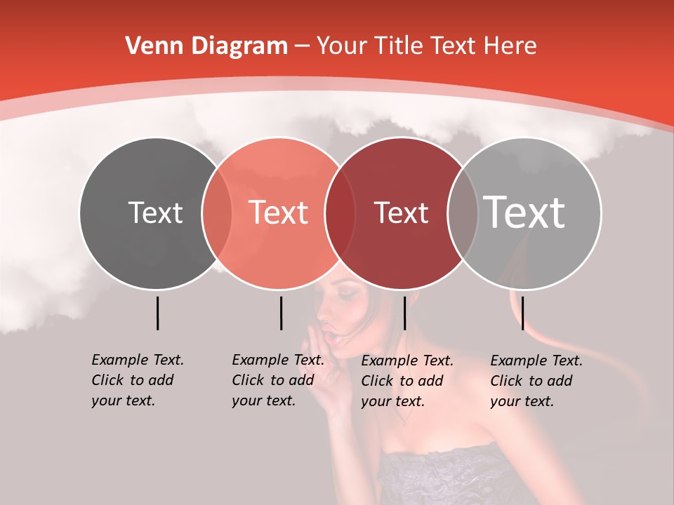 Girl Naughty Desire PowerPoint Template