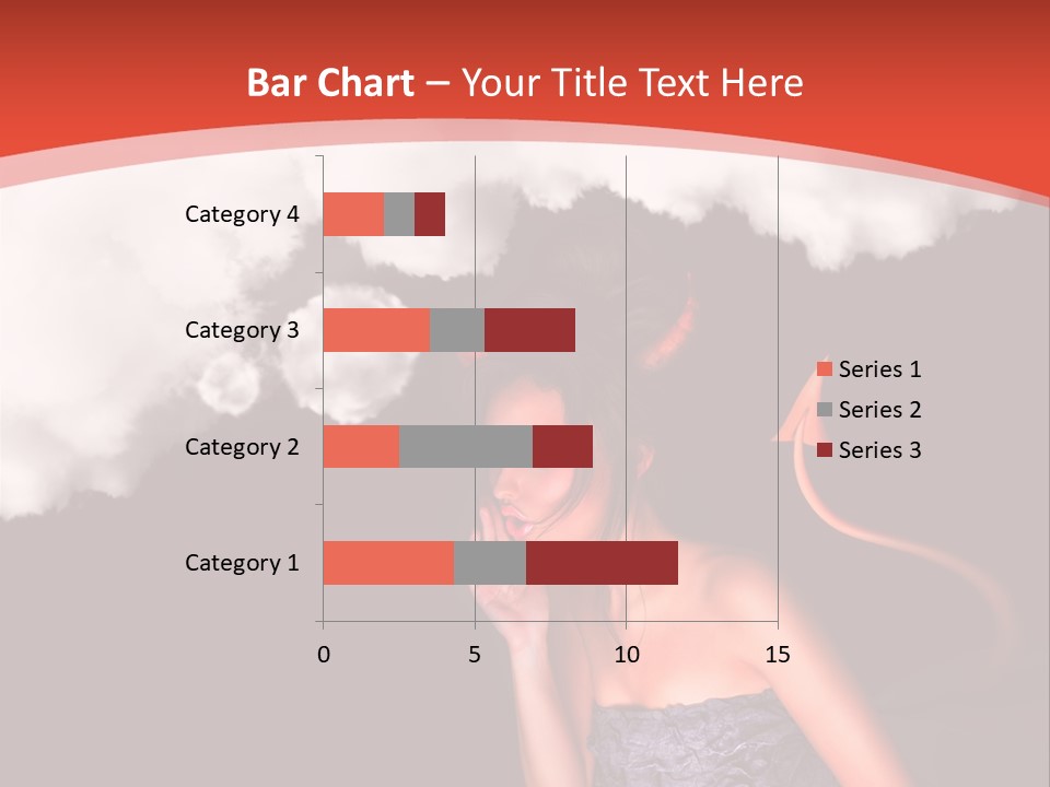 Girl Naughty Desire PowerPoint Template