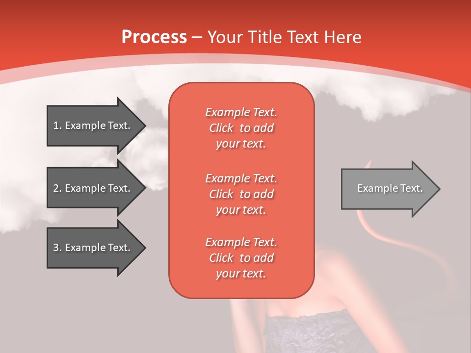 Girl Naughty Desire PowerPoint Template