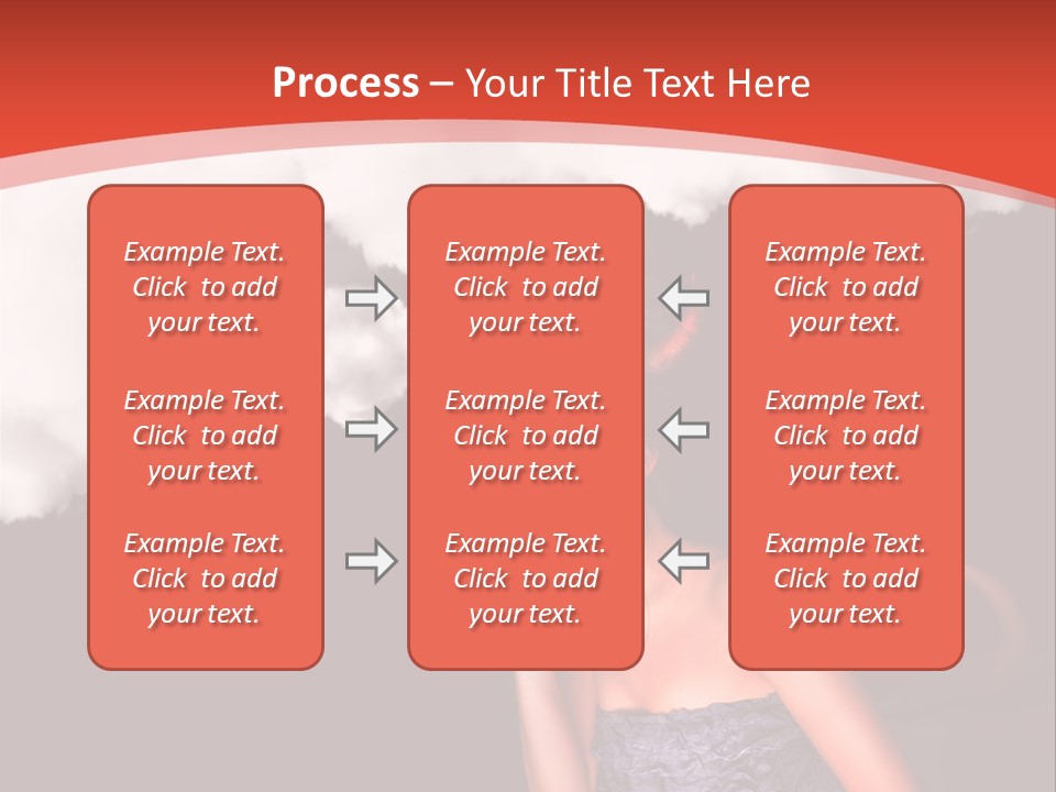 Girl Naughty Desire PowerPoint Template