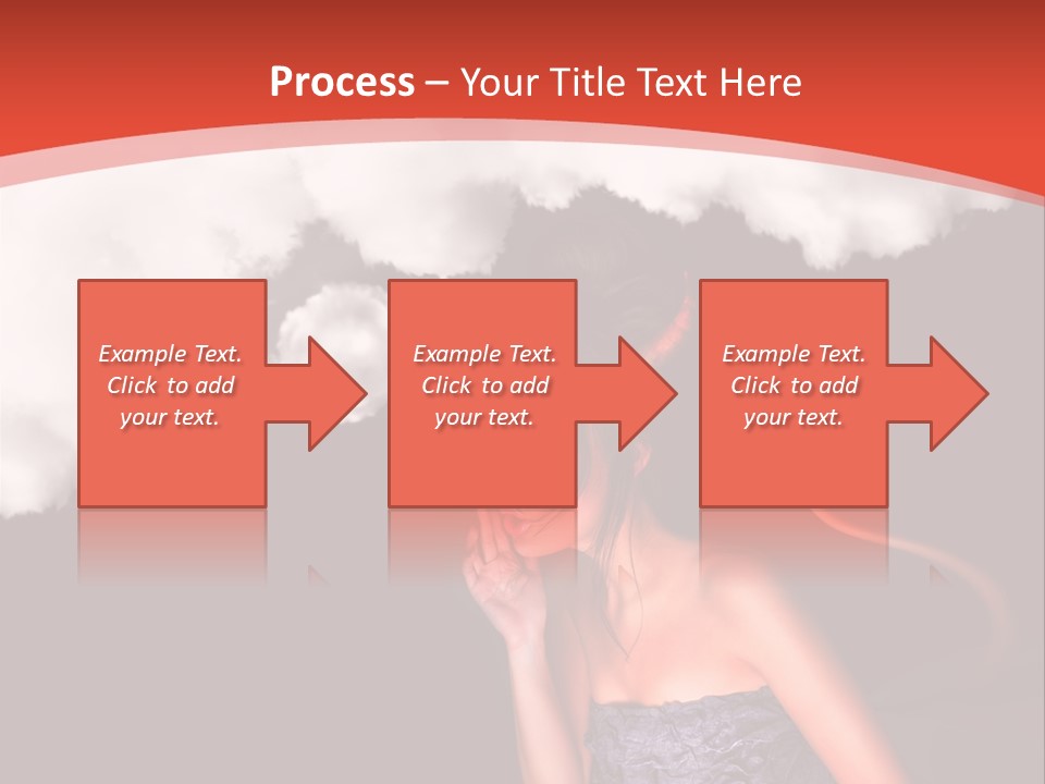 Girl Naughty Desire PowerPoint Template