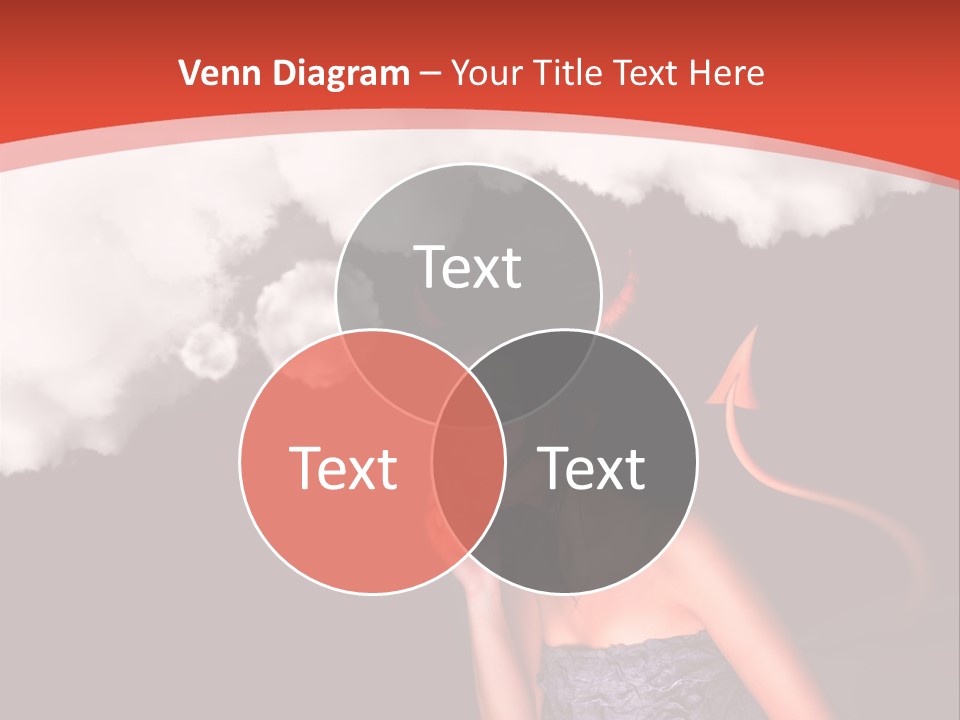 Girl Naughty Desire PowerPoint Template