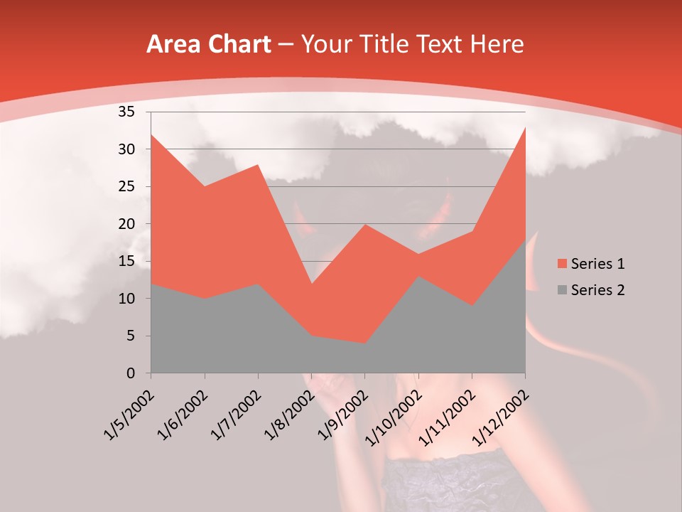 Girl Naughty Desire PowerPoint Template