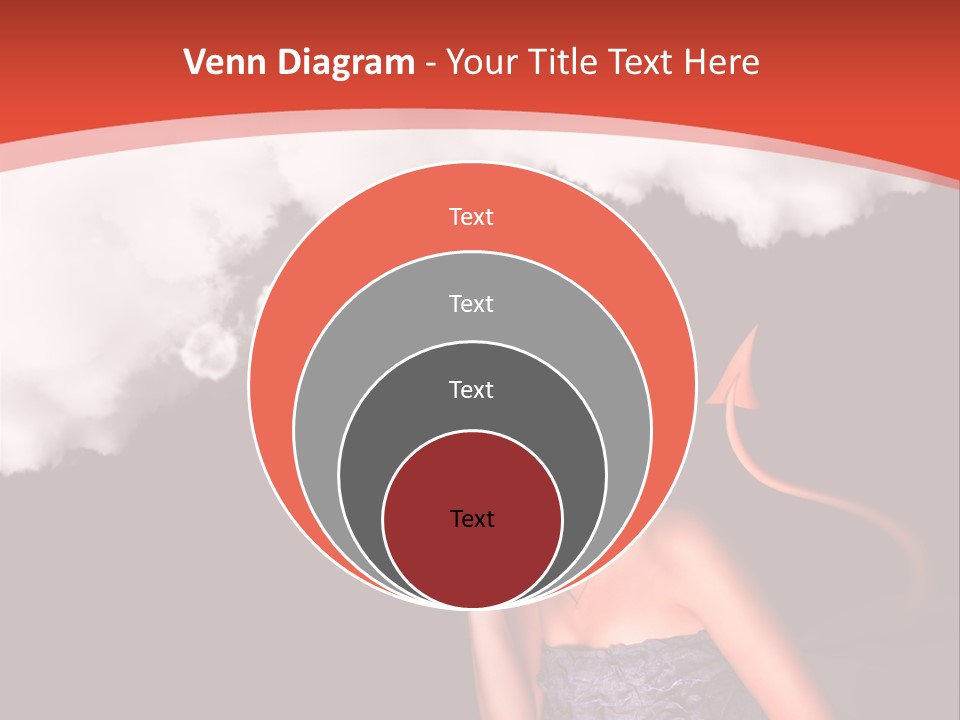 Girl Naughty Desire PowerPoint Template