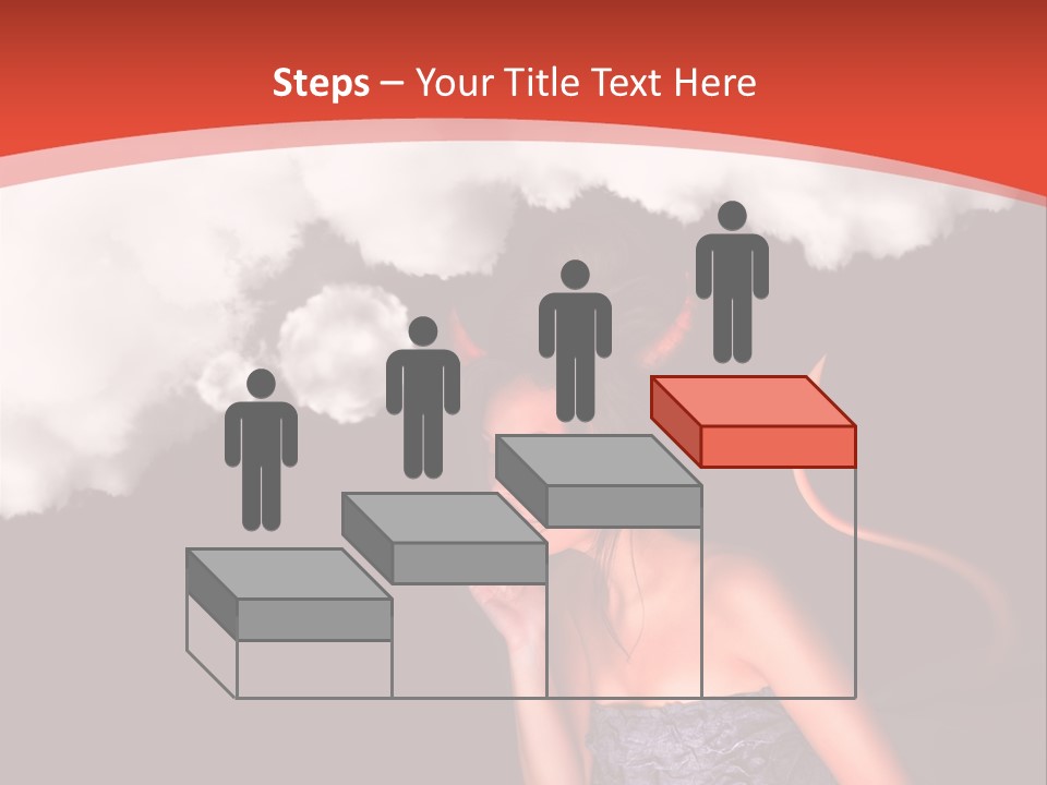 Girl Naughty Desire PowerPoint Template