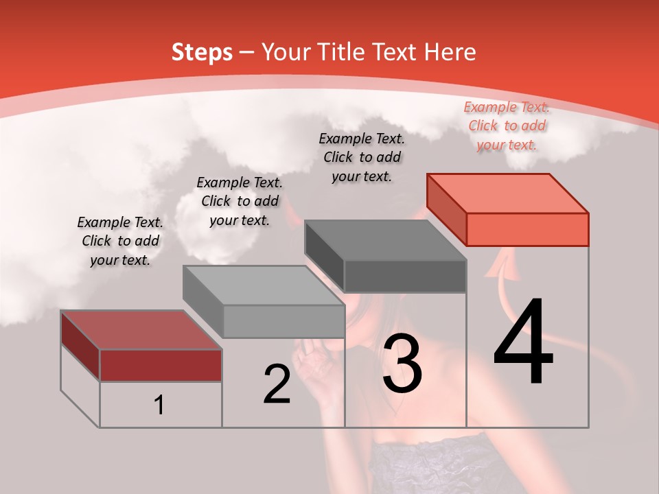 Girl Naughty Desire PowerPoint Template