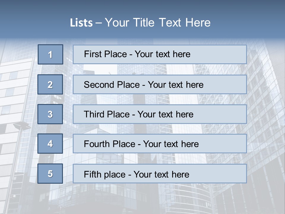 Office House Business PowerPoint Template