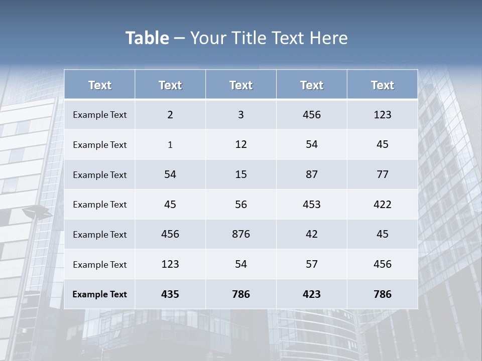 Office House Business PowerPoint Template