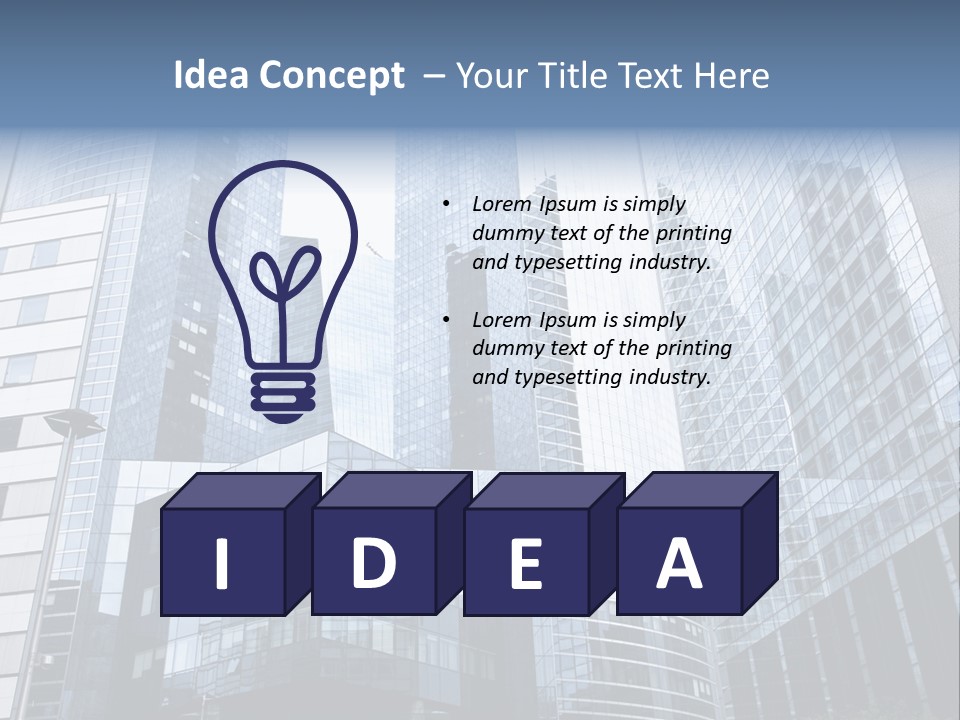 Office House Business PowerPoint Template