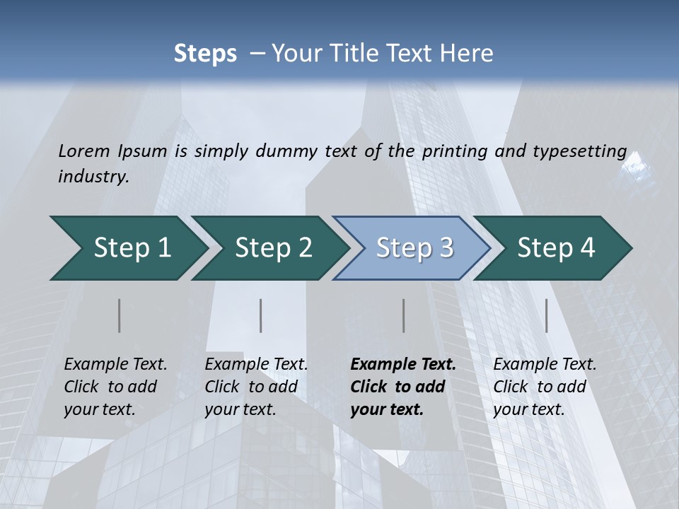 Grey Bank Success PowerPoint Template