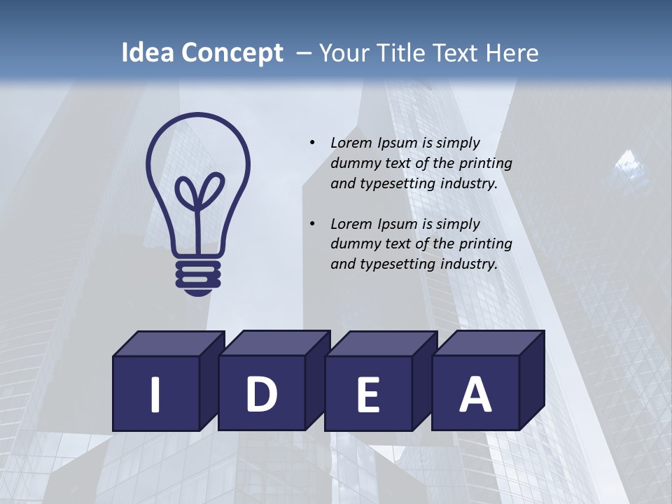 Grey Bank Success PowerPoint Template