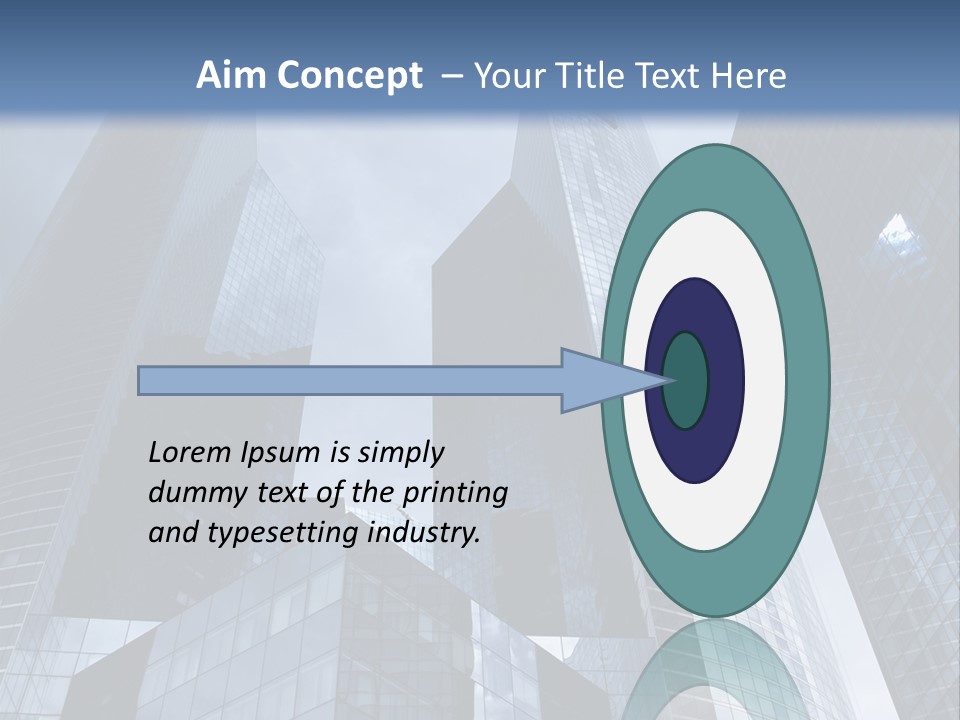 Grey Bank Success PowerPoint Template